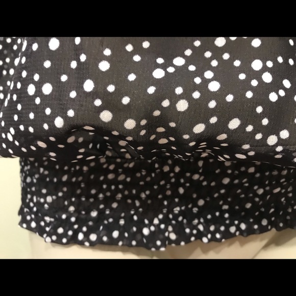 Black spotted blouse by Jennifer and Grace - Picture 4 of 8